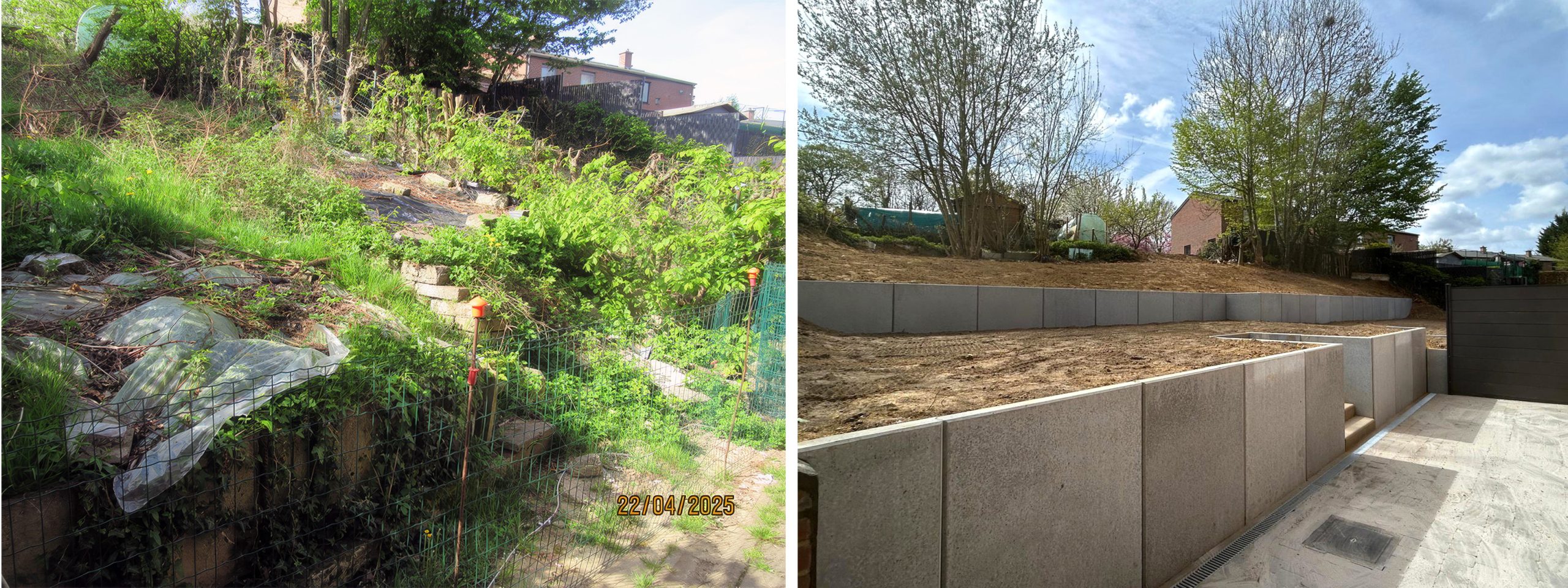 Avant travaux et aptès travaux